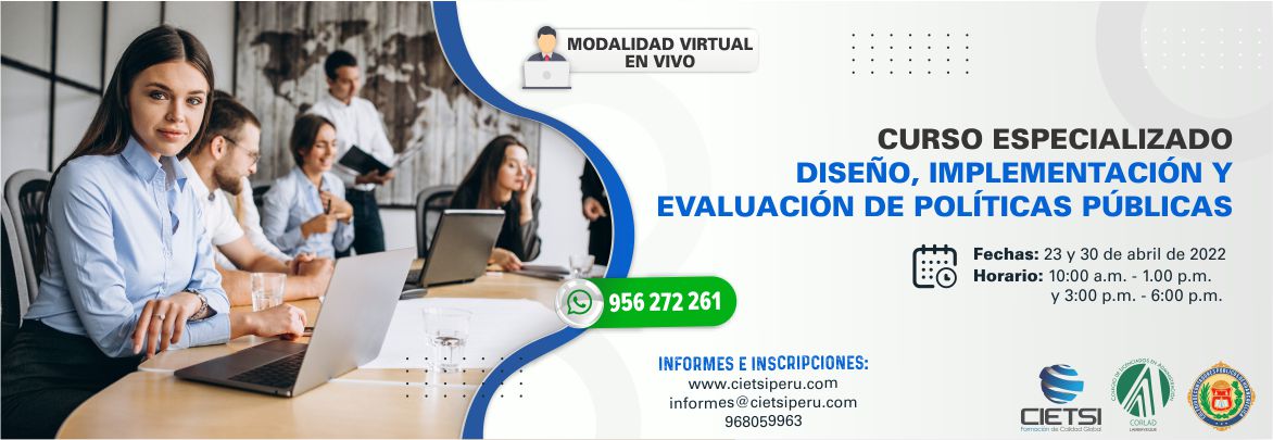 curso especializado dise  o  implementaciOn y evaluaciOn de polIticas pUblicas 2022